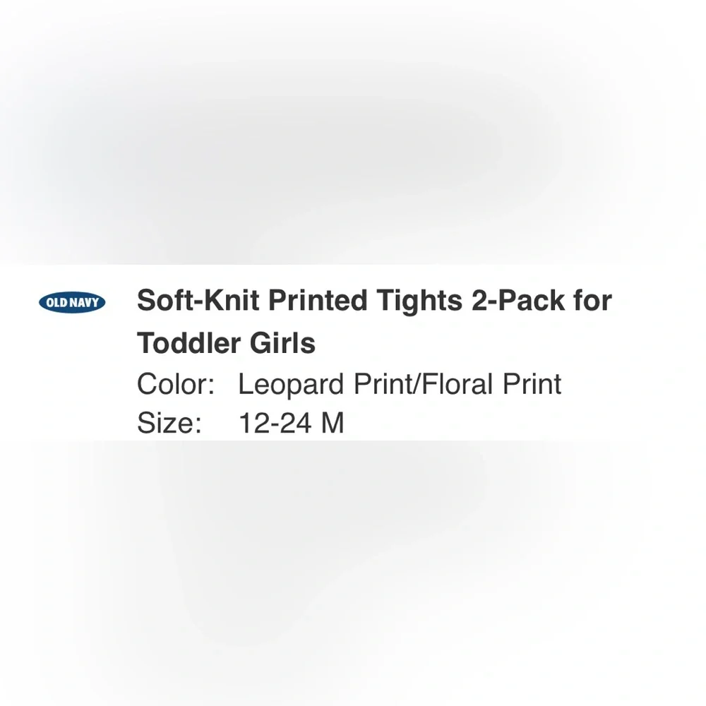 Old Navy Toddler Girl Sweater Tights Set Size 12-24 Months